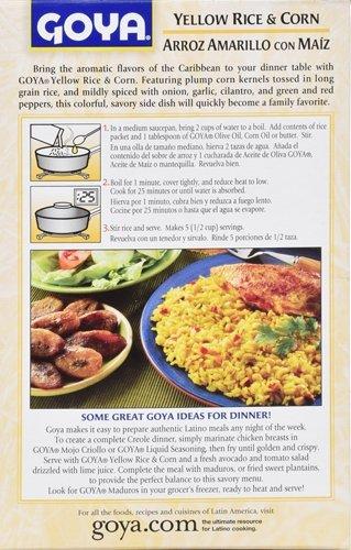 Goya Goya Foods Yellow Rice and Corn Mix, 8-Ounce (Pack of 24)