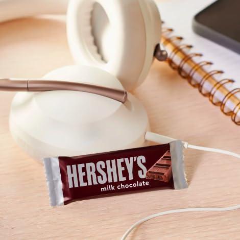 Sweet Savora HERSHEYS Milk Chocolate Snack Size Candy Bars in Bulk (3 Pound)