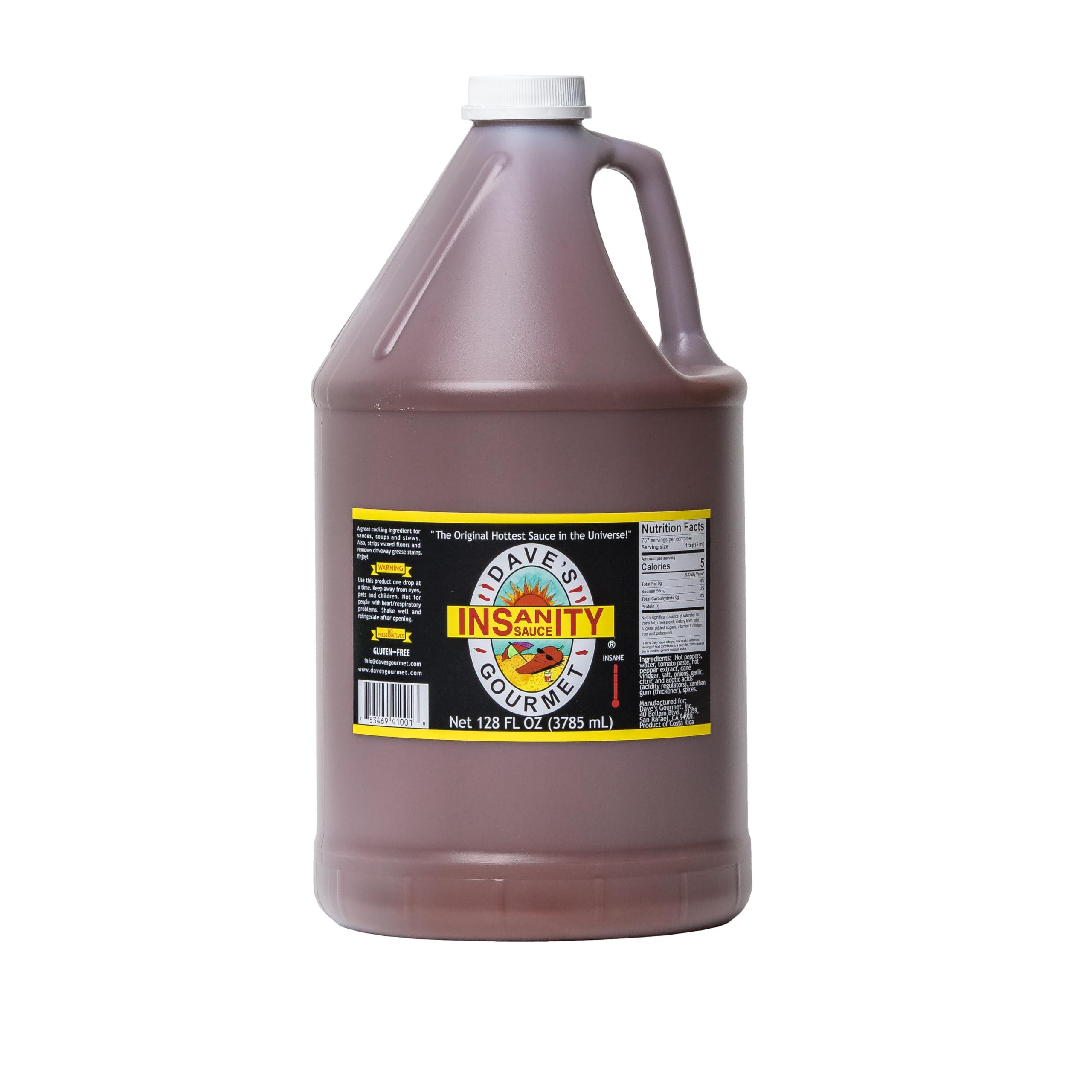 Dave\'s Gourmet Dave\'s Gourmet Original Insanity Hot Sauce Featured On Hot Ones Season 1-1 Gallon