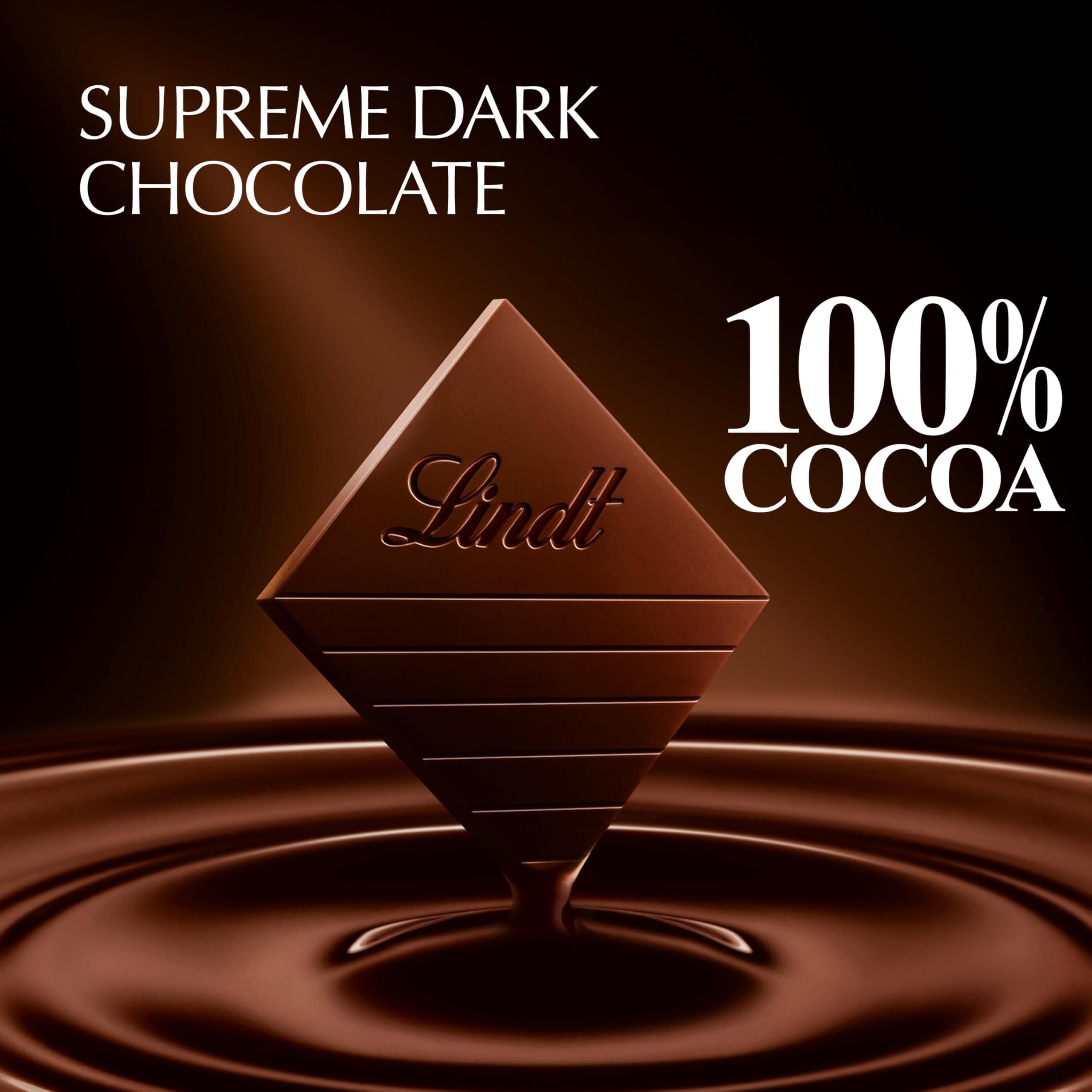 Lindt Lindt EXCELLENCE 100% Cocoa Dark Chocolate Bar, Dark Chocolate Candy, 1.7 oz. (18 Pack)