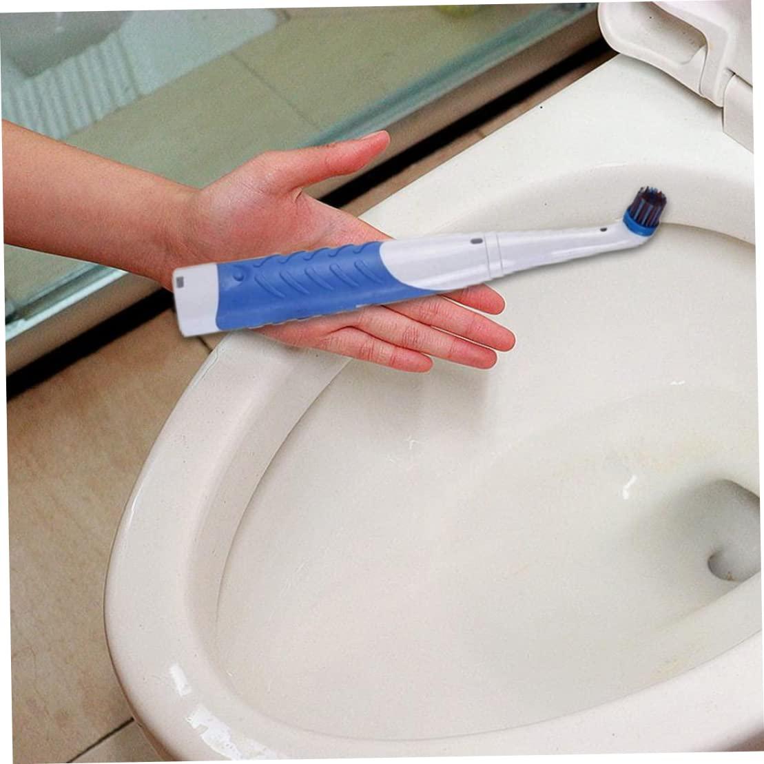 Gcroet Reveal Power Scrubber Sonic Electric Cleaning Brush with 4 Brush Heads for Tub Kitchen Blue Electric Cleaning Brush,Reveal Power Scrubber,Cleaning Power Scrubber Kit,Reveal Power Scrubber