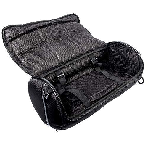 Cali Crusher Cali Crusher 100% Smell Proof Duffle Bag w/Combo Lock (Black/Green, 16")