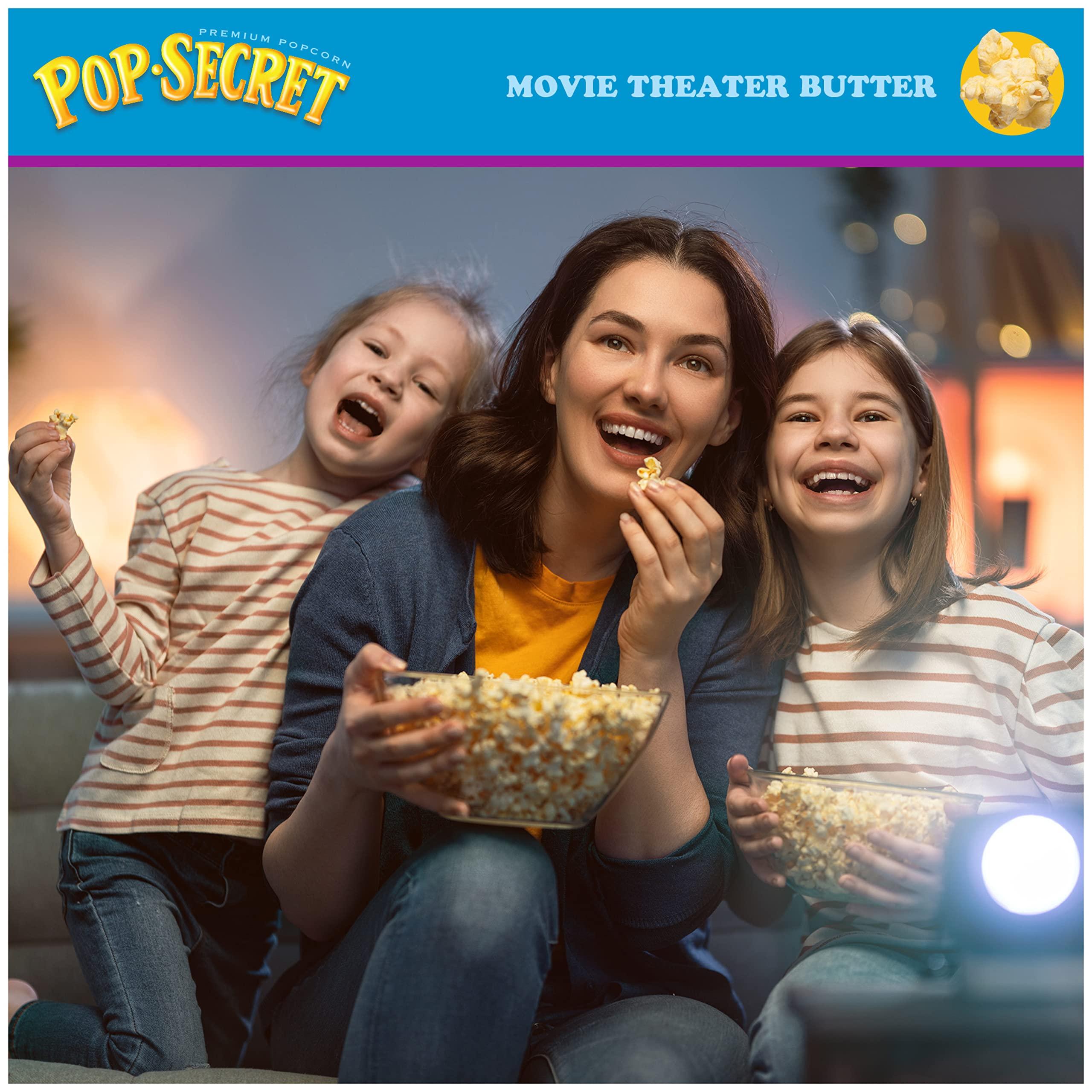 Pop Secret Pop Secret Microwave Popcorn, Movie Theater Butter Flavor, 3 Oz Sharing Bags, 30 Ct (Pack of 3)