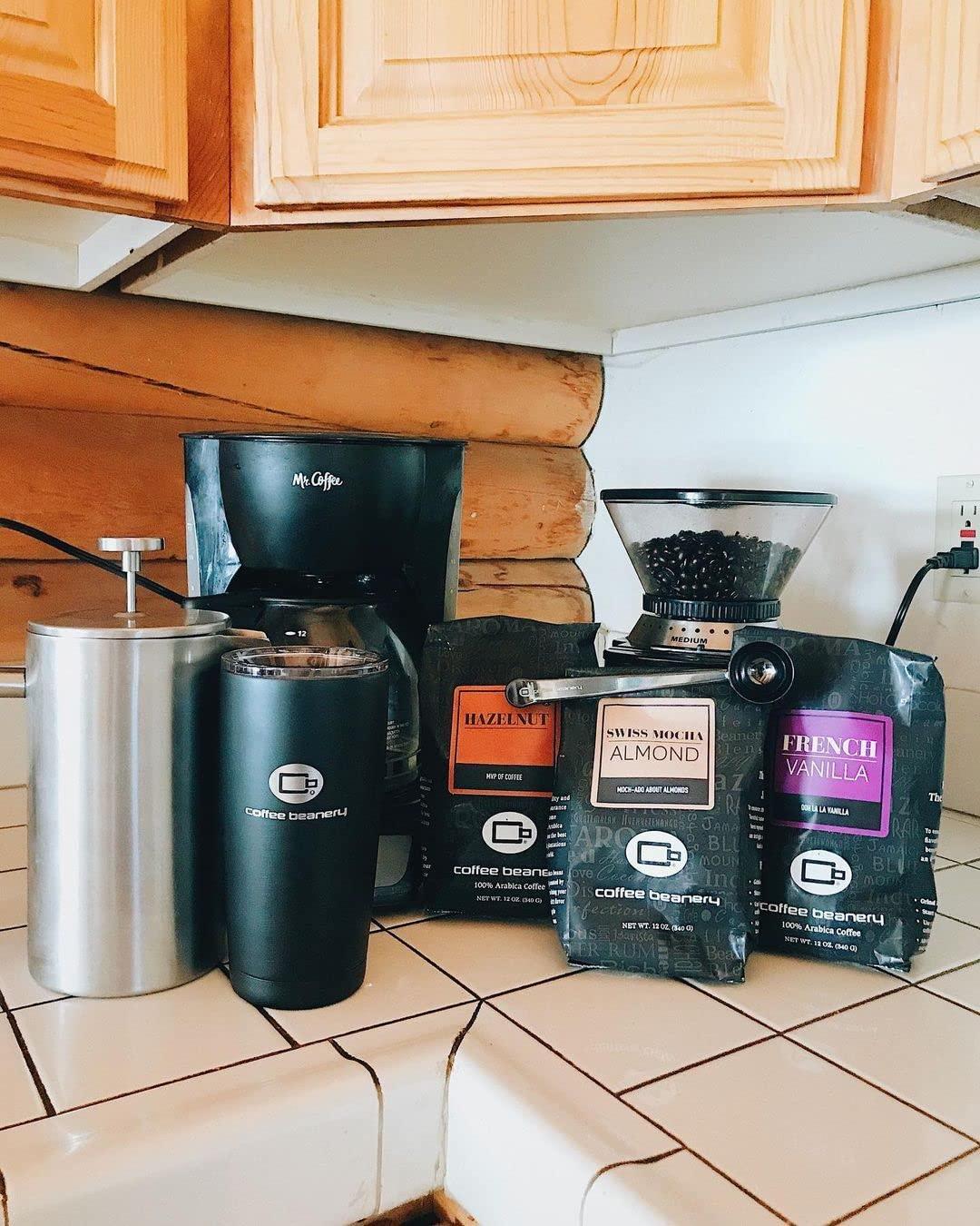 Coffee Beanery Vanilla Bean Flavored Coffee, Specialty Arabica Coffee, Medium Roast, 3LB, Coarse