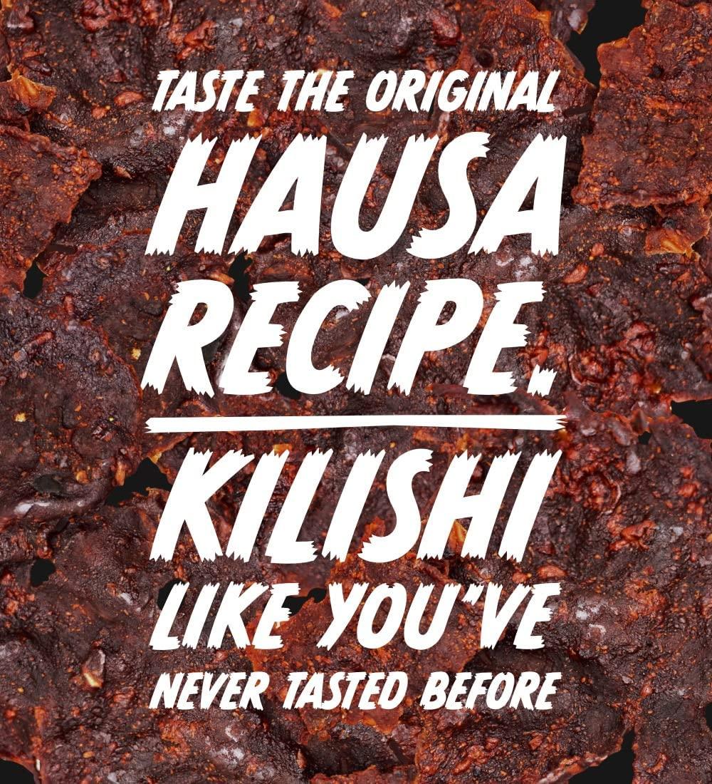 The Zango Company Ltd Kilishi. Spicy - Hot - Original Premium Gourmet Beef Jerky. High Protein. Less fats & Carbs. Paleo and Keto Friendly 1.5Oz