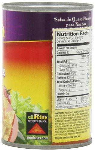 El Rio El Rio Hot Nacho Cheese Sauce, 15-Ounce Can (Pack of 12)