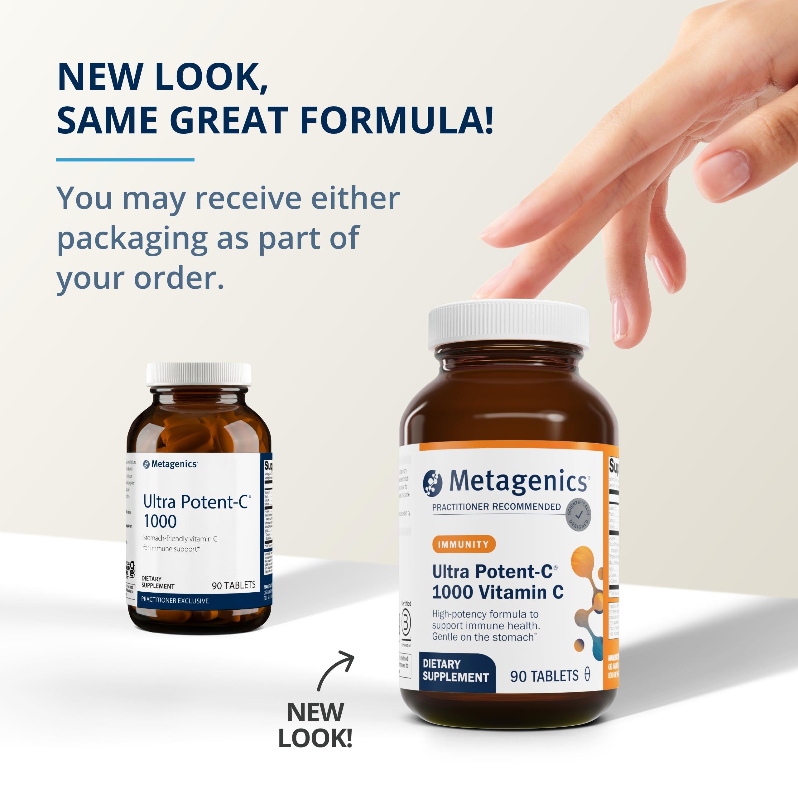 Metagenics Metagenics Bundle - Mag Citrate & Ultra Potent-C 1000-120 Count of Mag Citrate for Muscle & Bone Health Support - 90 Tablets of Ultra Potent-C 1000 for Immune Support