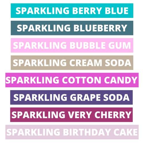 Needzo Birthday Cake and Unicorn Mix Flavored Jelly Beans, Girls Celebration Kit Gourmet Chewy Candy for Boys and Girls, Shareable Bagged Candies, Pack of 2, 3.5 Ounces