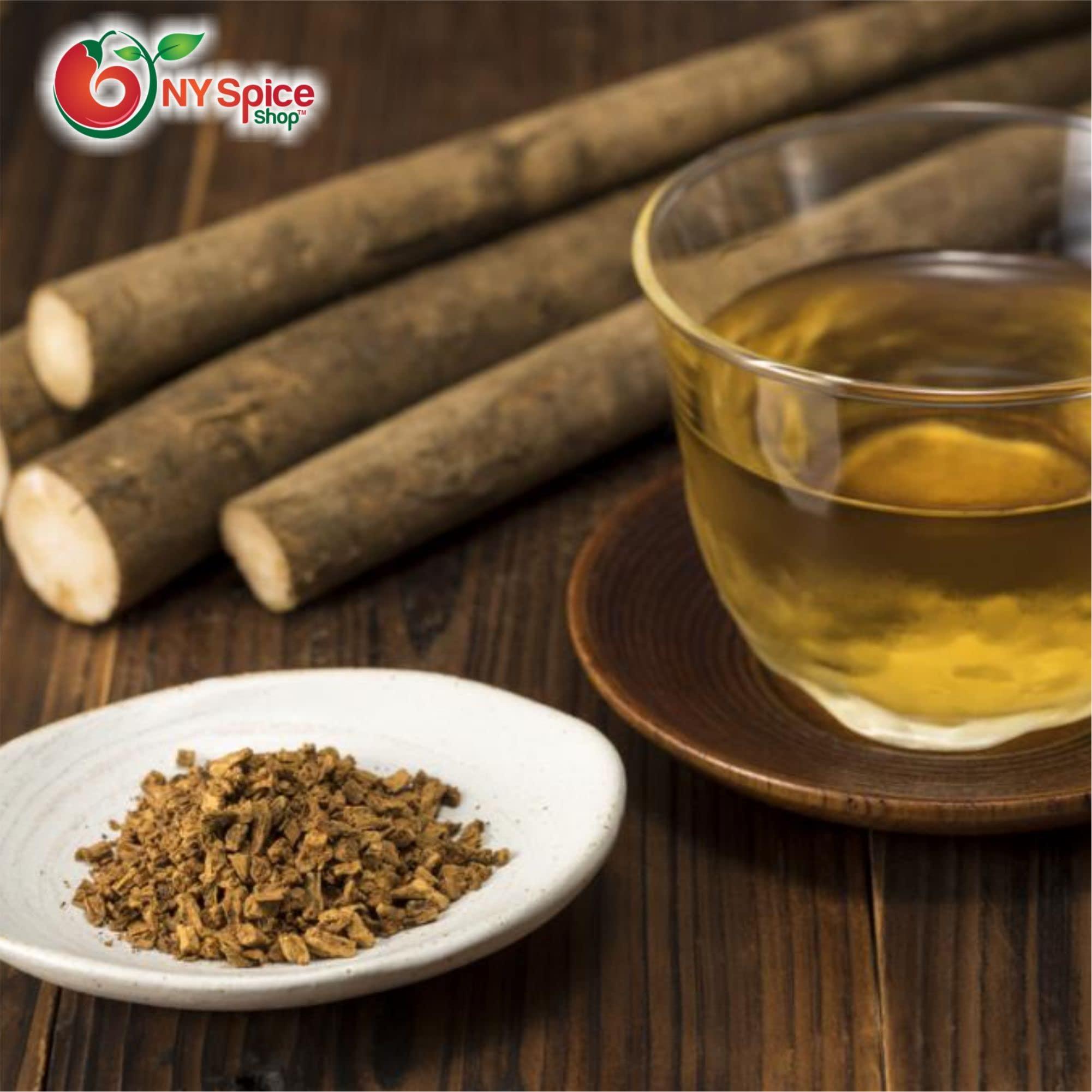 NY SPICE SHOP NY Spice Shop Dried Burdock Root Cut & Sifted - 1 Pound Fresh Burdock Root for Burdock Root Herbal Tea - Burdock Root Extract - Herbal Burdock Root Herb - Burdock Roots - Arctium Lappa L. Roots