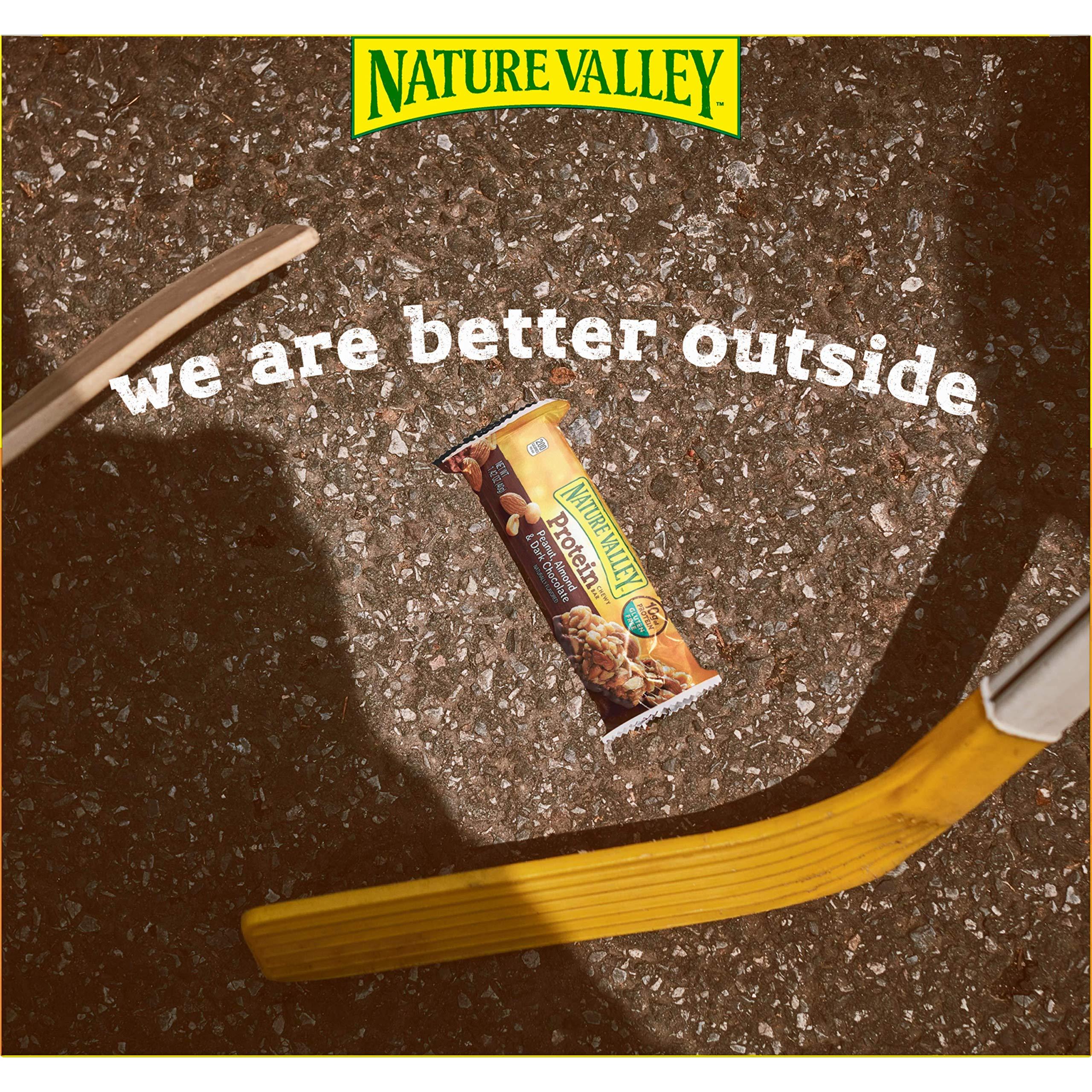 Nature Valley Nature Valley Chewy Protein Granola Bars, Peanut Almond Dark Chocolate, 5 Bars, 7.1 OZ