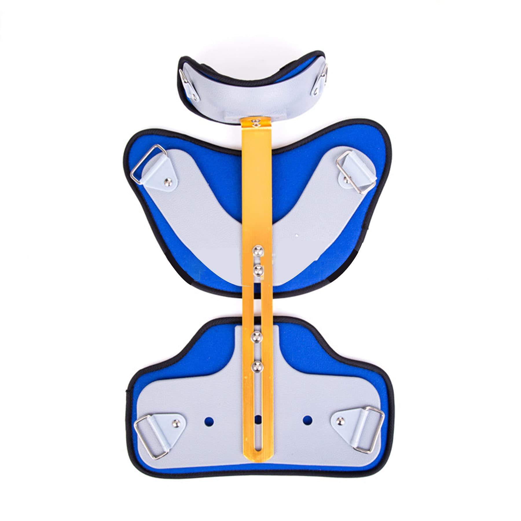 WILLQ Orthosis Cervical Thoracic Brace Adjustable Cervical Thoracic Orthosis Lumbar Support Fracture Support Cervical Rehabilitation Brace for Women Men for Back Pain Relief Injury Recovery