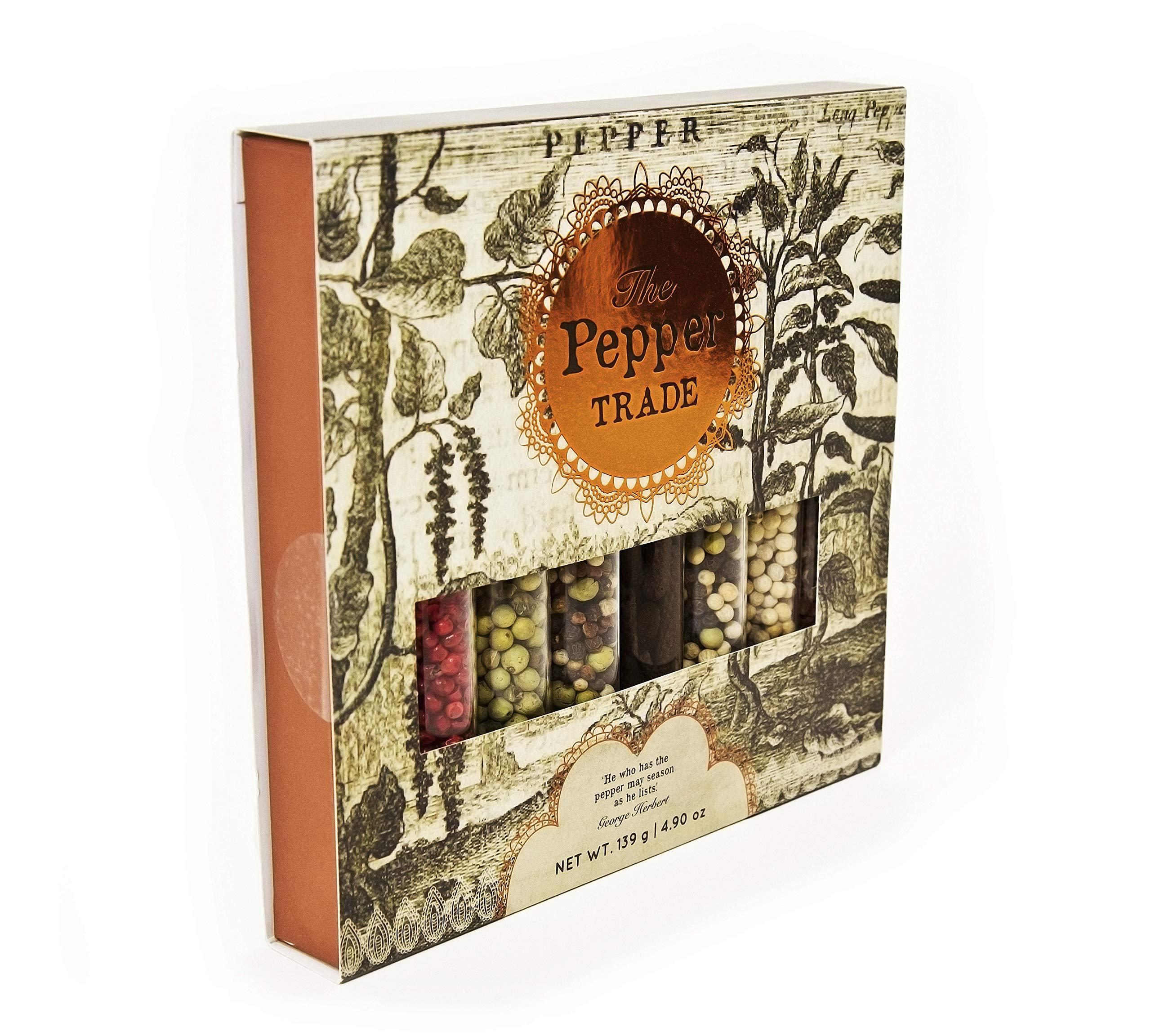 Eat.art The Pepper Trade Gourmet Peppercorn Blend Collection, 8 Pack Gift Set | Sampler Spice Gift Set, Use in Grinders