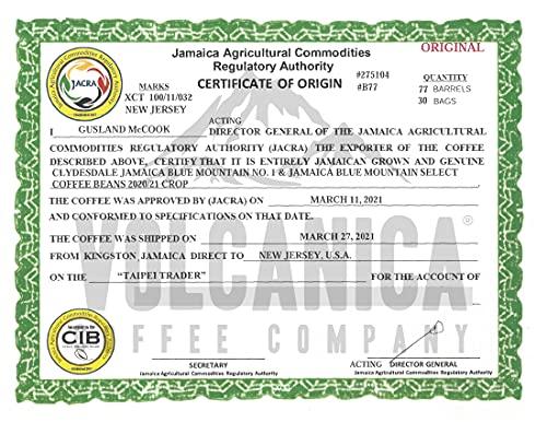Volcanica Coffee Jamaica Blue Mountain Coffee Blend, Ground, Fresh Roasted, 5 lbs