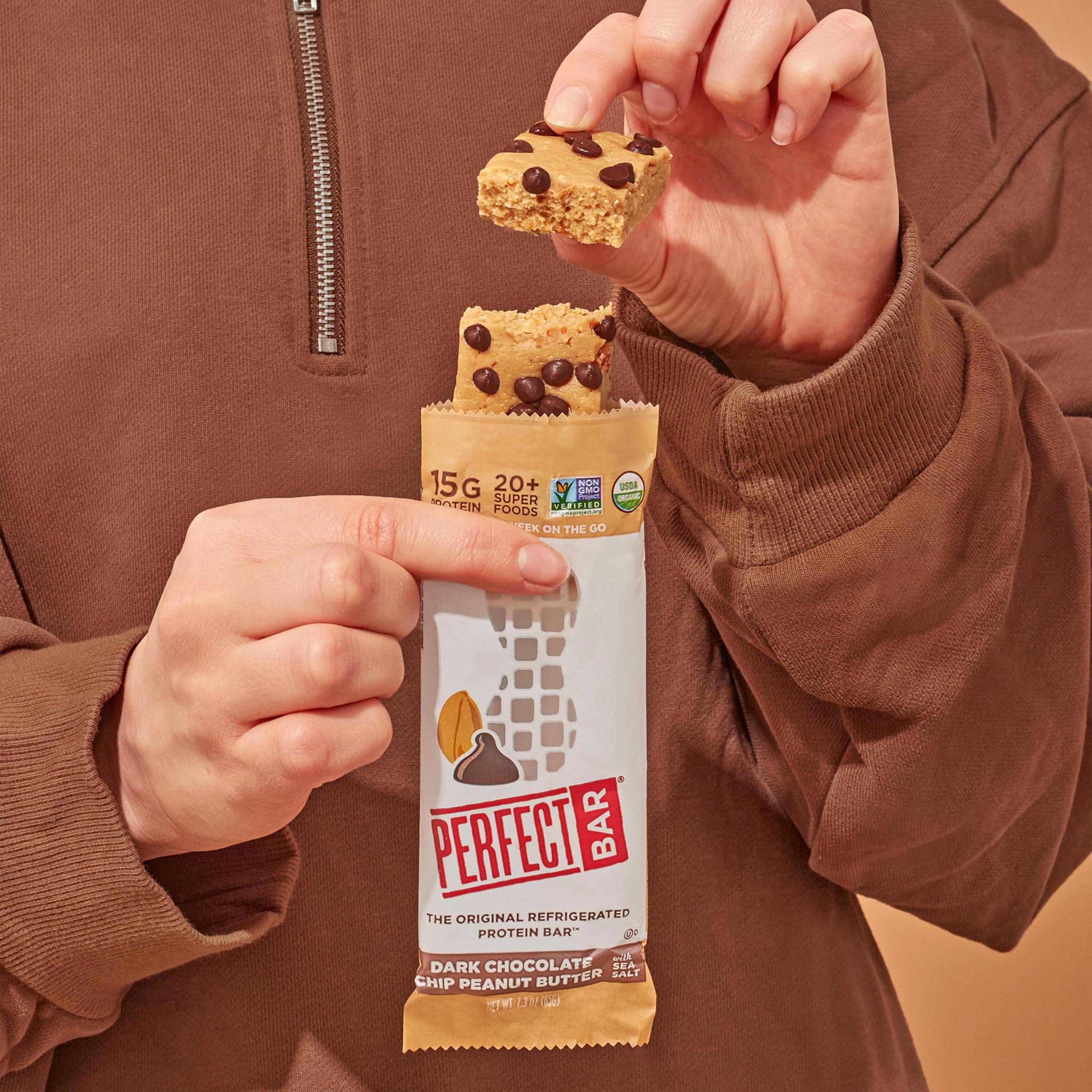 Perfect Bar Perfect Bar Gluten-Free Dark Chocolate Chip Peanut Butter Protein Bar, 4 count, 2.3 oz