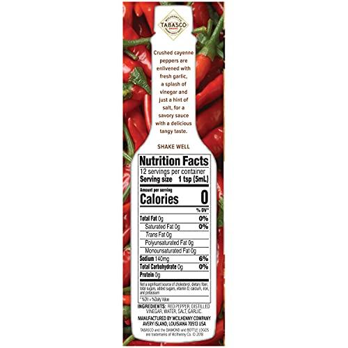 TABASCO Tabasco Cayenne Garlic Sauce, 2 Ounce (Pack of 3)