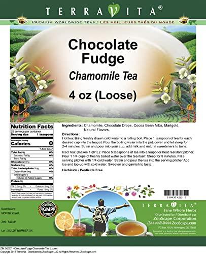 TerraVita Chocolate Fudge Chamomile Tea (Loose) (4 oz, ZIN: 542331) - 3 Pack