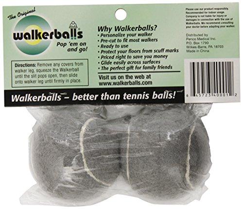 Penco Penco Pwb0012gr Walker Balls, Gray , 2count (Pack of 12)
