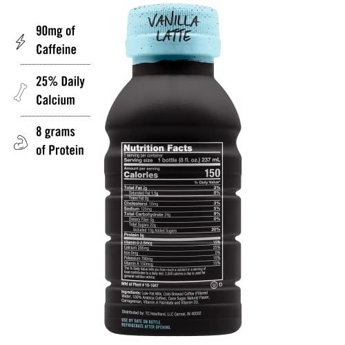 Java House Java House Cold Brew Coffee, 6 Pack of 8oz Bottles, Ready to Drink Instant Cold & Iced Coffee (Vanilla Latte)