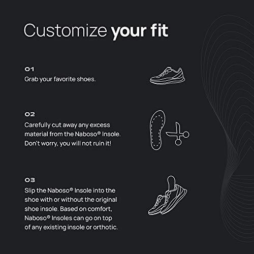 NABOSO Naboso Activation Sensory Insole, Thin Men's and Women's Textured Anti-Fatigue Shoe Inserts That Best Stimulate The Feet to Improve Posture, Balance, and Foot Strength.