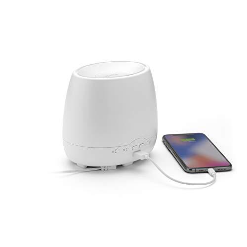 iHome iHome Zenergy Aroma Dream Aromatherapy Diffuser Alarm Clock with Sound Therapy, 12 Soothing Sounds and White Noise, Aroma Sound Timers, Anti-Anxiety and Stress Relief