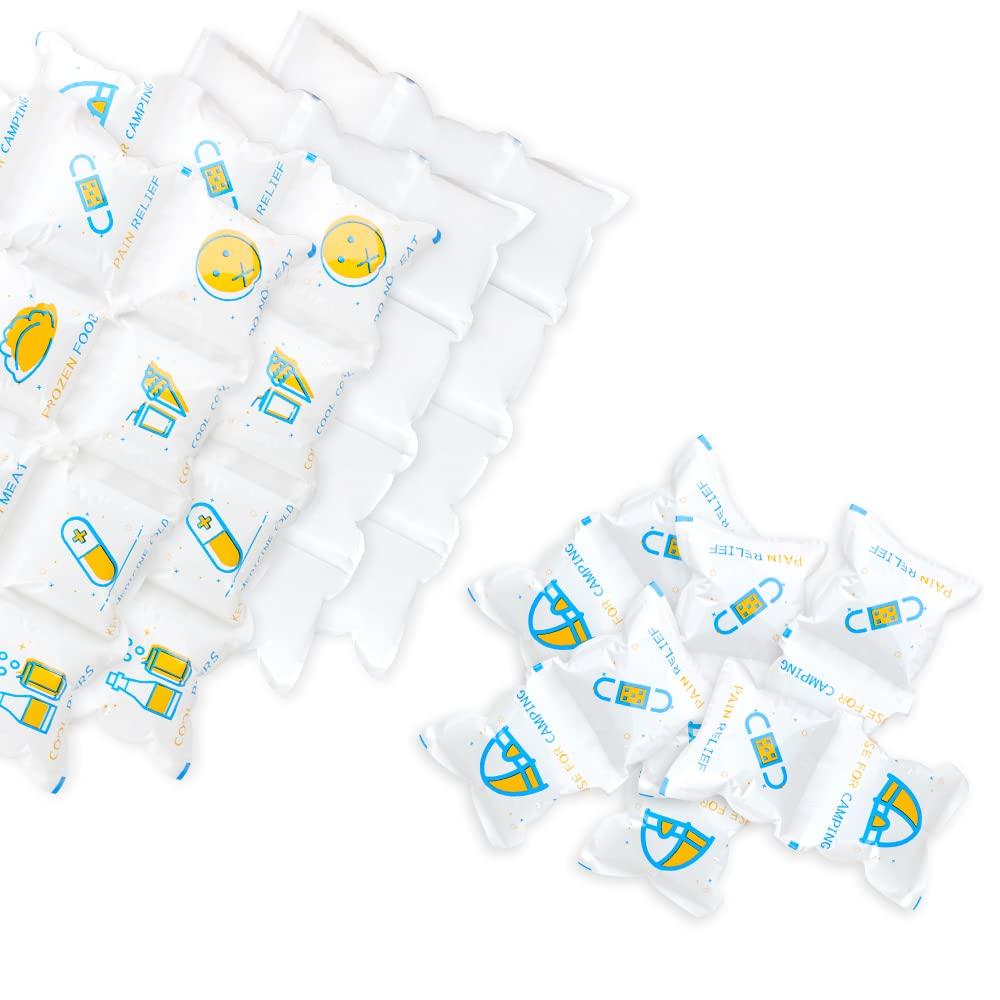 YouWeMed 36 Sheets Reusable Ice Packs for Coolers, Cold Pack for Shipping Food Cool Fresh, Freezer Ice Pack Long Lasting Cool Packs Keep Food Fresh Beverage Cold, Size 8.03\"x11.3\"