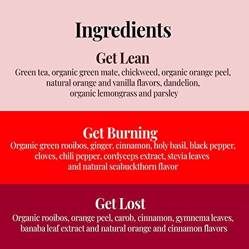 The Republic of Tea The Republic of Tea - Get Lost Stackable Teas, 42 Tea Bag, Tin | Caffeinated