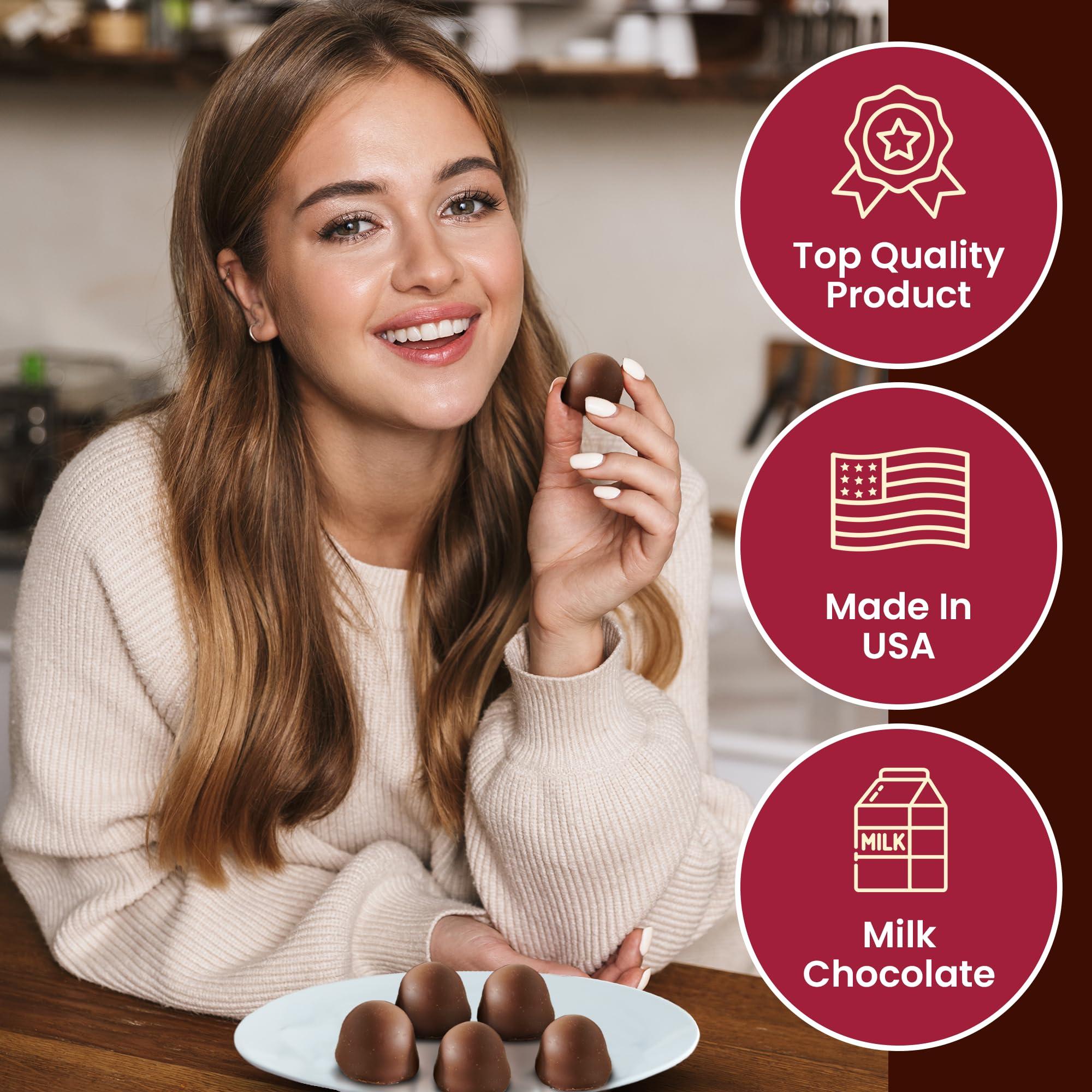 Queen Anne Queen Anne Dark Chocolate Covered Cordial Cherries | 19.8 Ounces | 30 Piece Gift Box | Whole Cherry Sweet Creamy Fruity Flavor