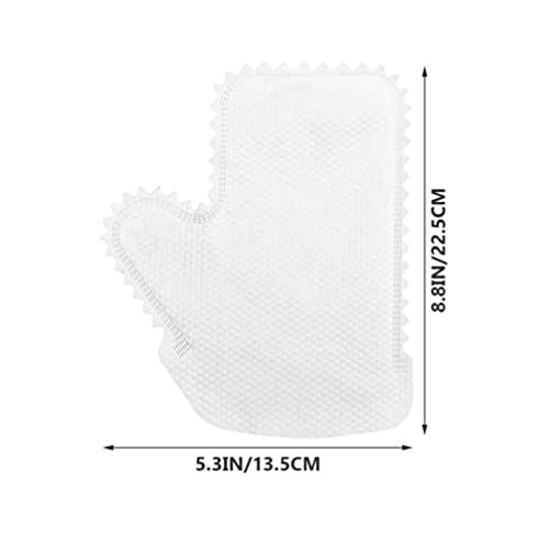 HEMOTON HEMOTON 10pcs Disposable Dust Removal Glove Microfiber Dusting Cloths Glove Non- Woven Cleaning Gloves Washing Paper Towels