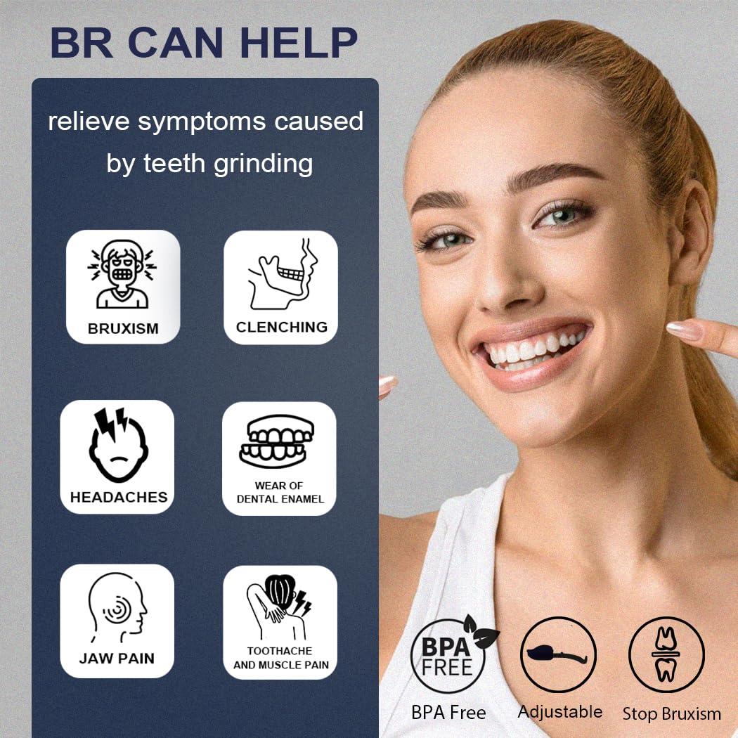 KOHEEL KOHEEL Mouth Guard for Teeth Grinding, Adjustable Night Guard, Stops Bruxism Dental Guard (6 Count)