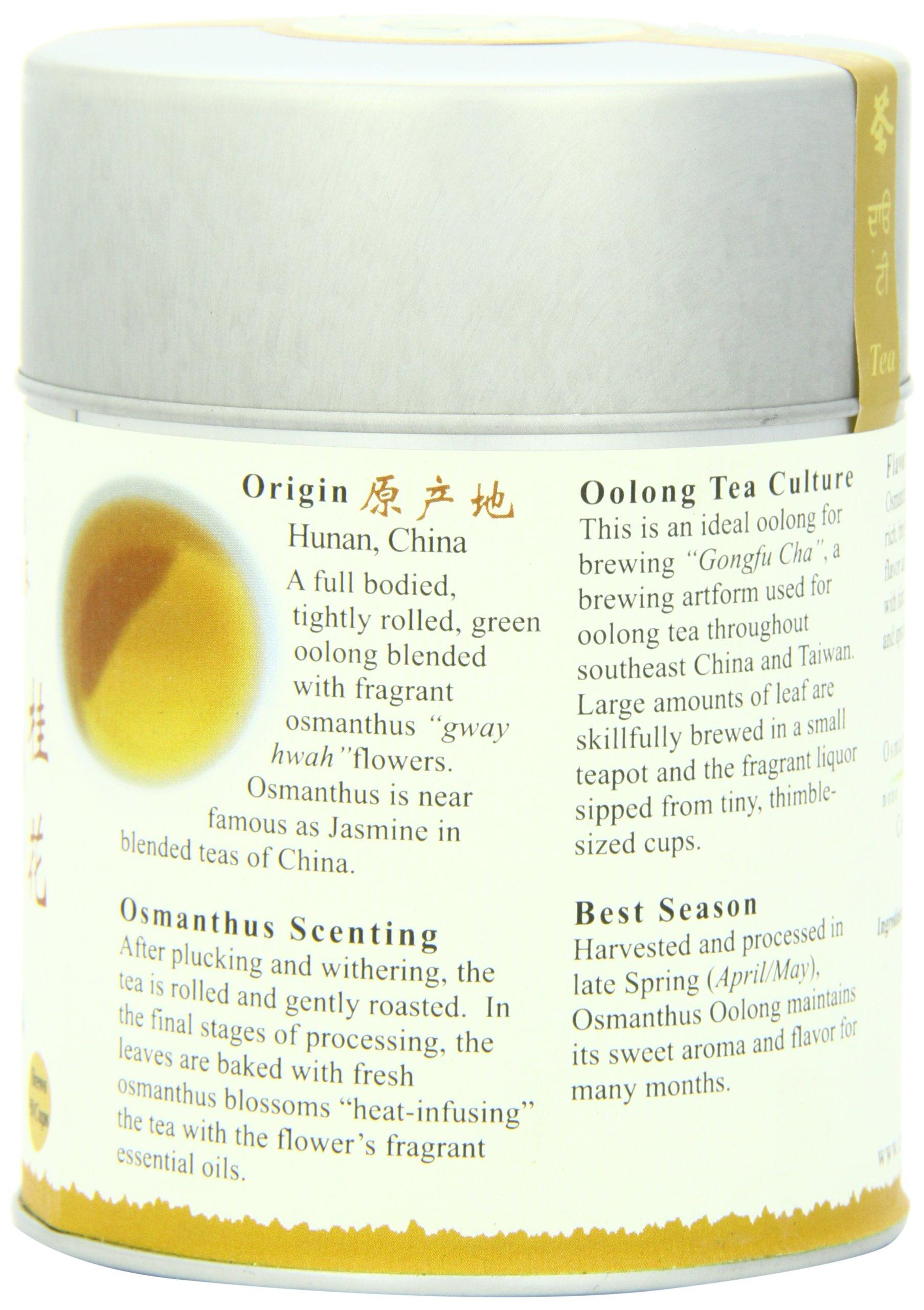 The Tao of Tea The Tao of Tea, Osmanthus Oolong Tea, Loose Leaf, 2.5 Ounce Tin (Pack of 2)