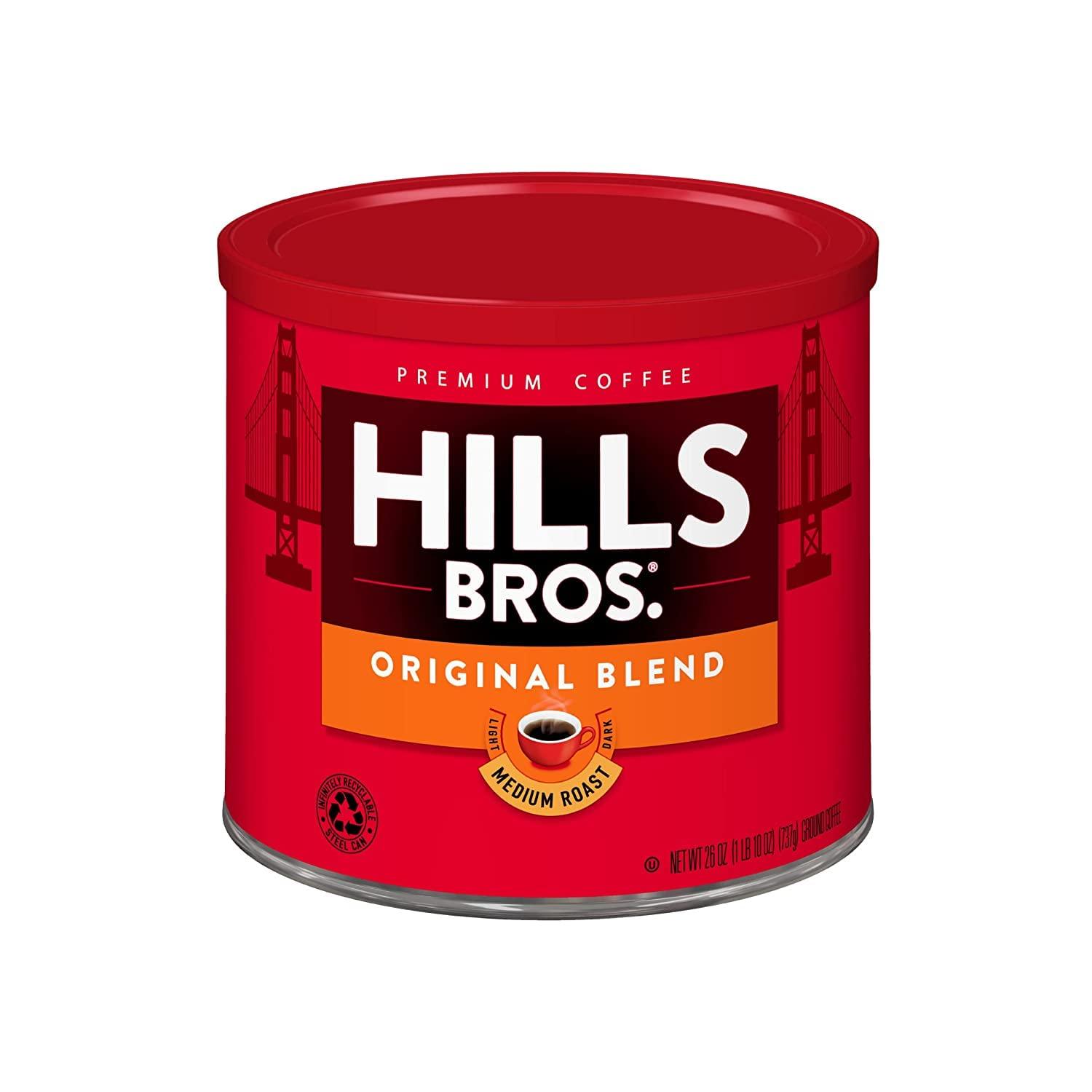 Hills Bros Hills Bros. Original, Medium Roast, Coffee (26 Ounce (Pack of 4))