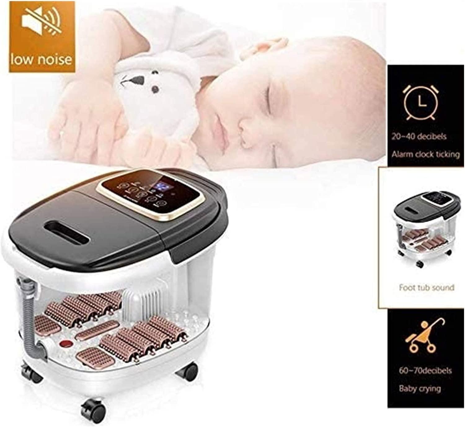 ELORES ELORES Foot Spa Bath Massager with Heat - Feet Soaking Tub Features 8 Shiatsu Massage Rollers, Rotting Callus Remover, Adjustable Time & Temperature - Stress Relief for Fatigue and Tired Feet