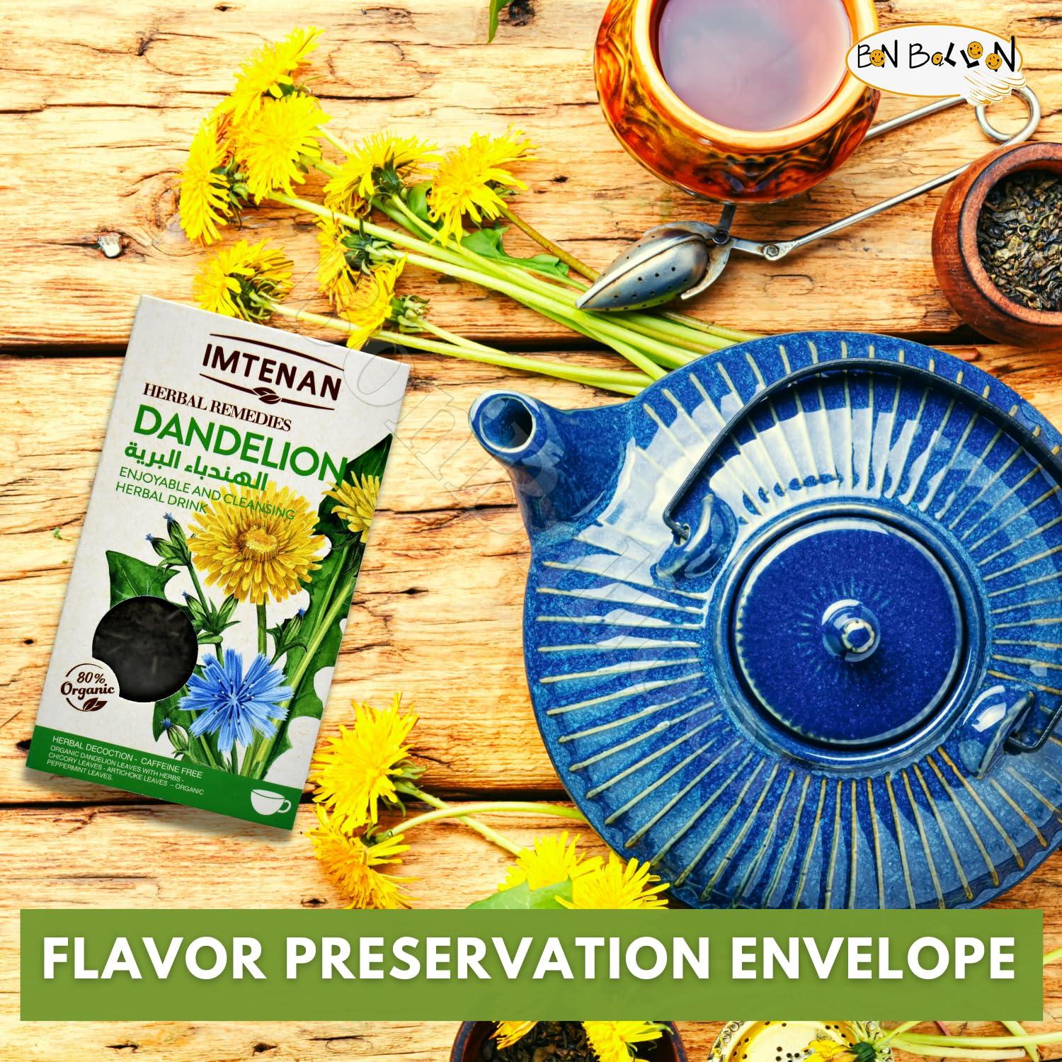 Ala Imtenan And Organic Drink Herbal Dandelion Herbal Drink Bag Herbals Herb Herbs Non Gmo No Additives No Artificial Coloring No Caffeine Kosher Halal (1.23 oz / 35 gm)