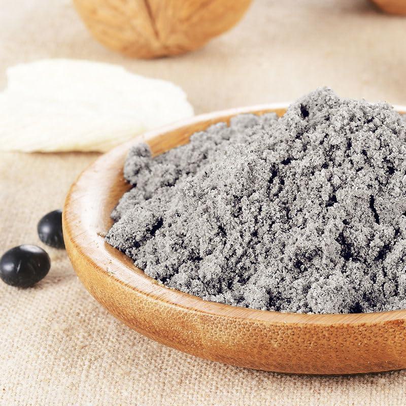 RETBST Black sesame paste, walnut black bean and mulberry powder 21.16oz, yam and black rice soup, instant breakfast Congee, coarse grain food, healthy vegetable soup, oatmeal, cereal, vegetarian (1 can)