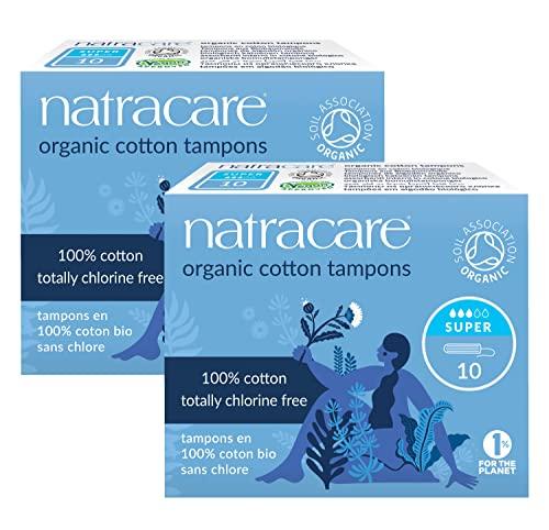 NATRACARE Natracare Organic Tampon Cotton Super 10 Count (2 Pack)