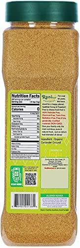 Rani Brand Authentic Indian Products Rani Organic Coriander Powder (Dhania Powder) 14oz (400g) PET Jar ~ All Natural | Vegan | Gluten Friendly | NON-GMO | Indian Origin | USDA Certified Organic