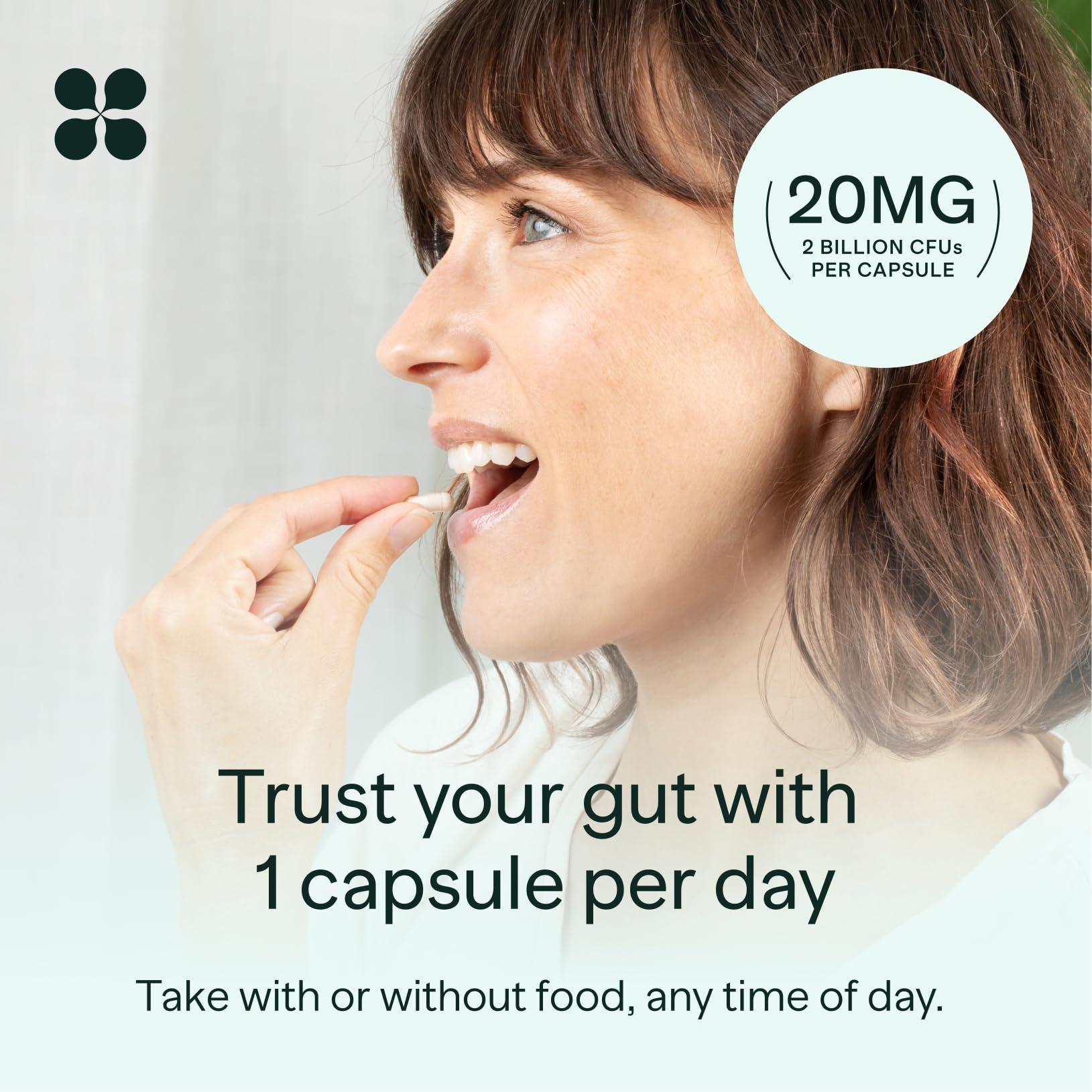 MIOME MIOME IB-ONE Probiotic - IBS Relief - Clinically Studied Bacillus Coagulans Unique is-2 Bowel Movement Supplement - Low FODMAP, Gluten Free & 3rd Party Verified - 30 Capsules