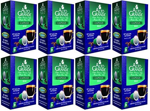 Alto Grande Alto Grande Super Premium Decaf Capsules for Nespresso Machines, 100 Percent Arabica Coffee From Puerto Rico (144 Count)