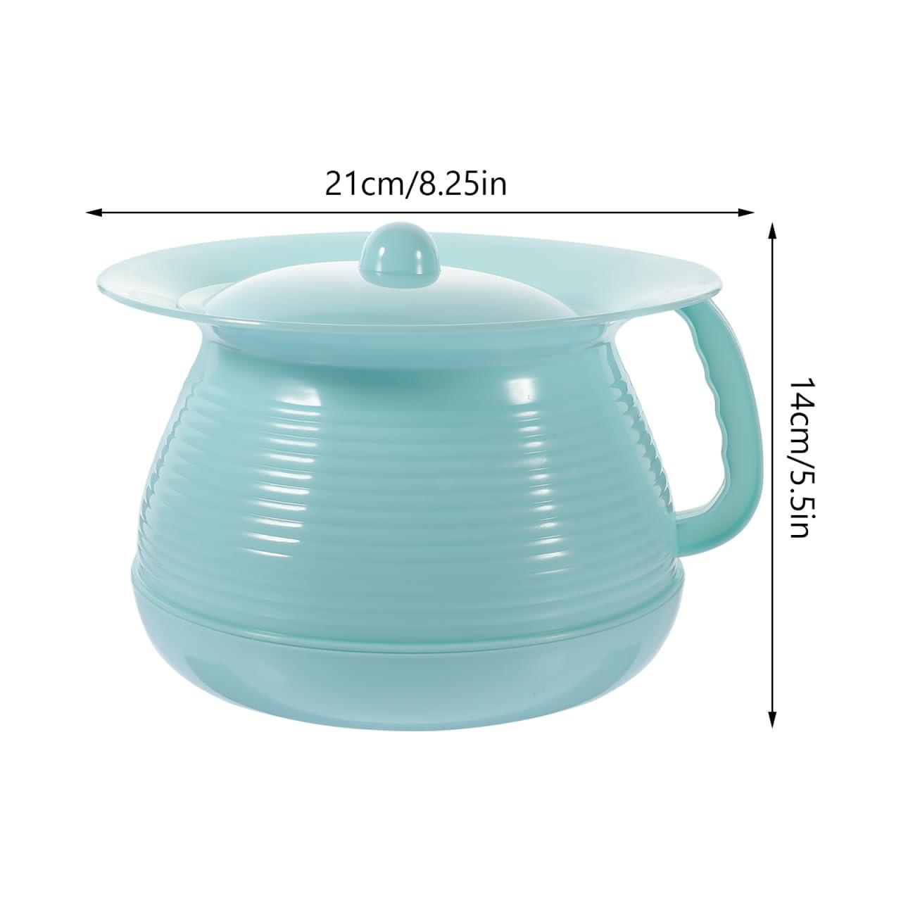 PLAFOPE Spittoon Toilet Urinal Pot bedpans Chamber Pot Urine Bucket Female urinals Portable for car Urine pots Urinal Basin Pee Pot Potty Household Men and Women China Plastic