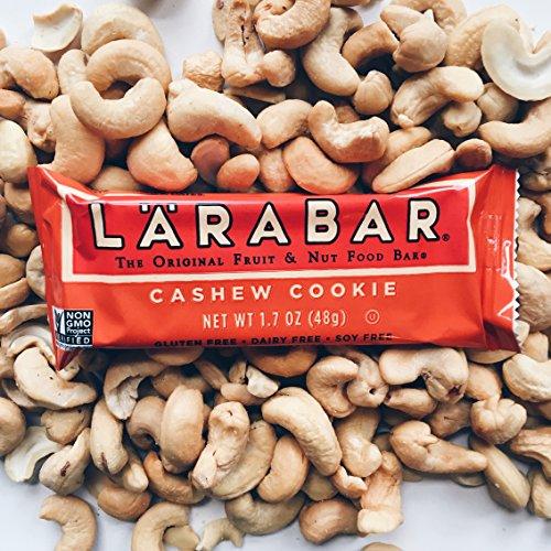 LÄRABAR Larabar Gluten Free Snack Bars Variety Box, Vegan, 8 Flavors, 1.7oz, 16ct & Fruit & Nut Bar, Cashew Cookie, Gluten Free, Vegan, 1.7 oz Bars (16 Count)