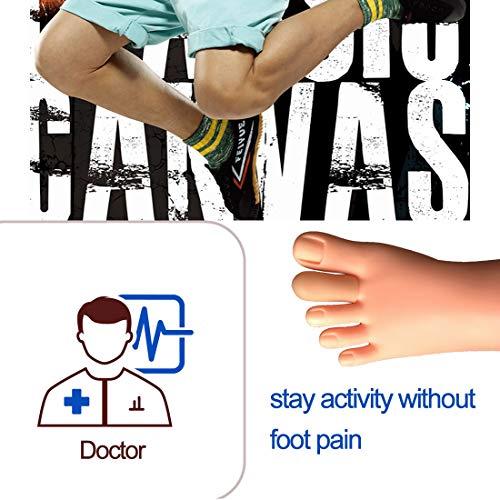 Conpru 16 Pieces Gel Toe Caps, Silicone Toe Protector Toe Covers, Gel Toe Cushion to Protect Toe from Rubbing, Ingrown Toenails, Corns, Blisters, Hammer Toes and Other Painful Toe Problems (Beige)