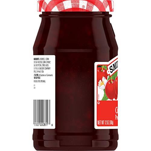 Smucker's Smucker's Cherry Preserves, 12 Ounces (Pack of 6)