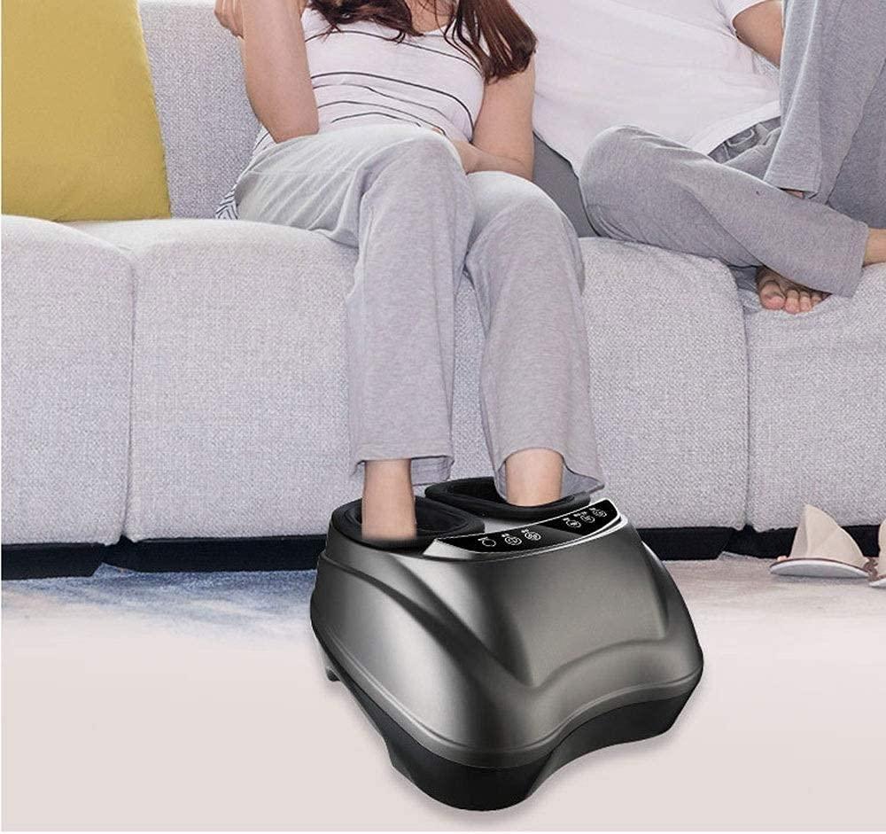 SMSOM SMSOM Shiatsu Electric Foot Massager Machine - Deep Tissue and Heel Pain Relief Massager - Deep Rolling Kneading Therapy, Improve Blood Circulation, for Plantar Fasciitis and Neuropathy