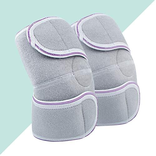 Healifty 1 Pair Heated Knee Brace Magnetic Knee Pad Knee Strap Self Heating Knee Pad Knee Warmer Thermal Knee Pad Megnetic Heating Knee Cover Bracket Knee Pads Plate Keep Warm