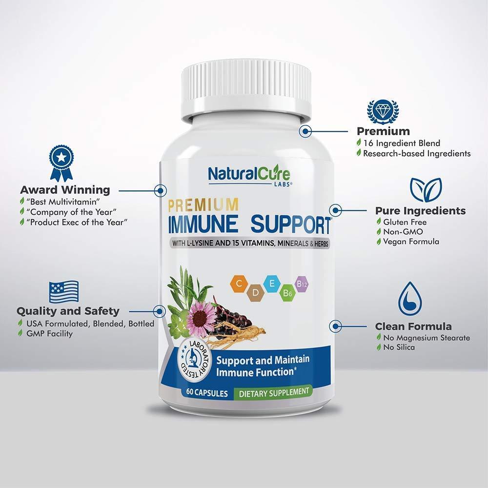 Natural Cure Labs Natural Cure Labs Bundle: Premium Monolaurin 600mg + Immune Support