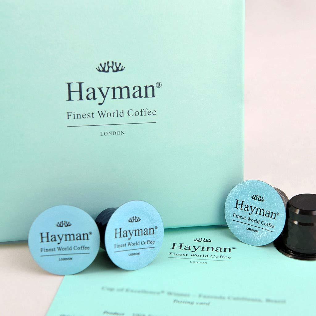 Hayman - Finest World Coffee Hayman Coffee, 100% Ethiopia Yirgacheffe Coffee, Coffee Pods For Nespresso Original Line Coffee Machine, 20 Pods | Espresso Pods Compatible With Nespresso Pods Original Machines, Ethiopian Coffee