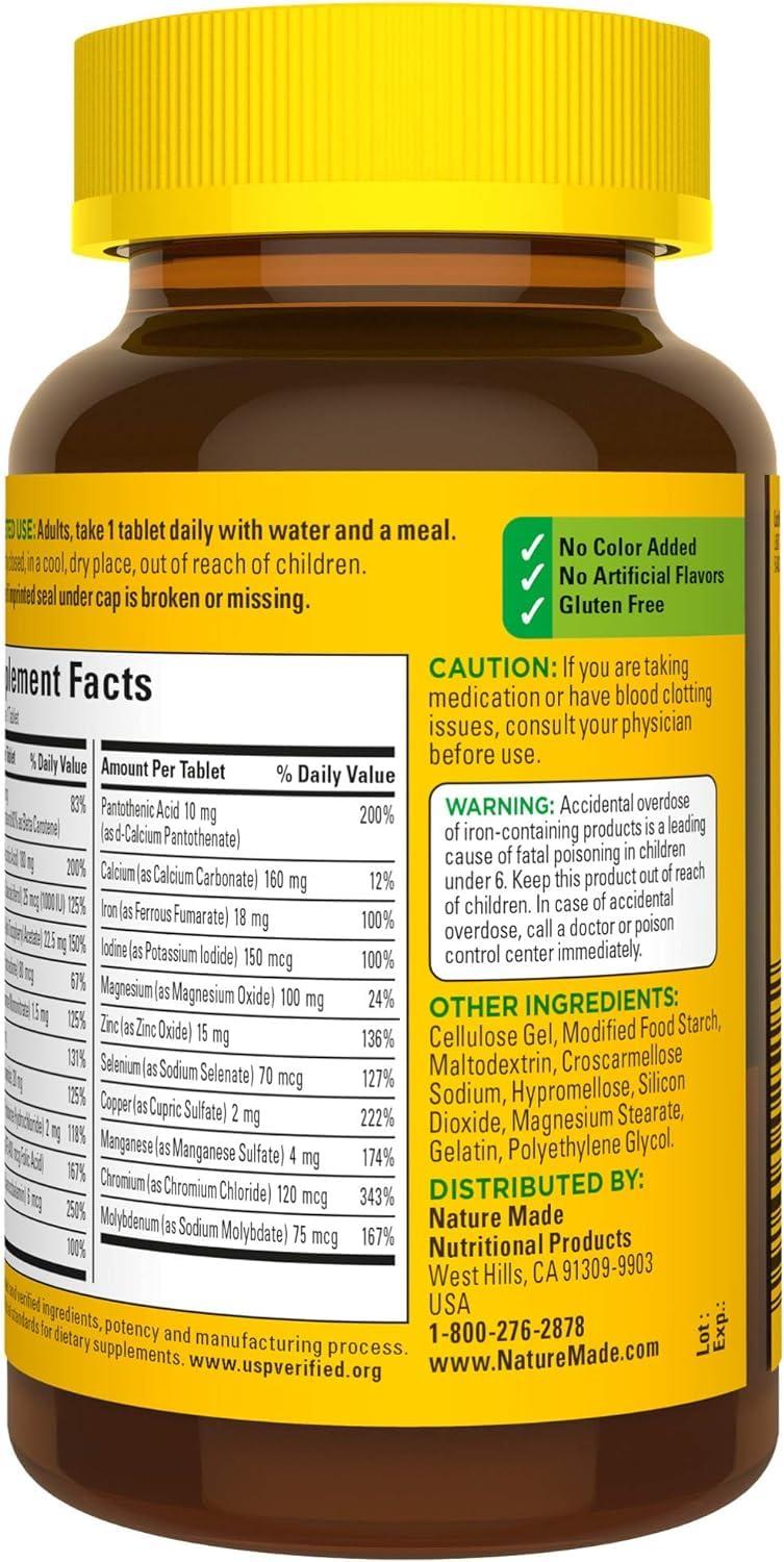 Nature Made Nature Made Multi Complete Tablets 130 ea (Pack of 4)