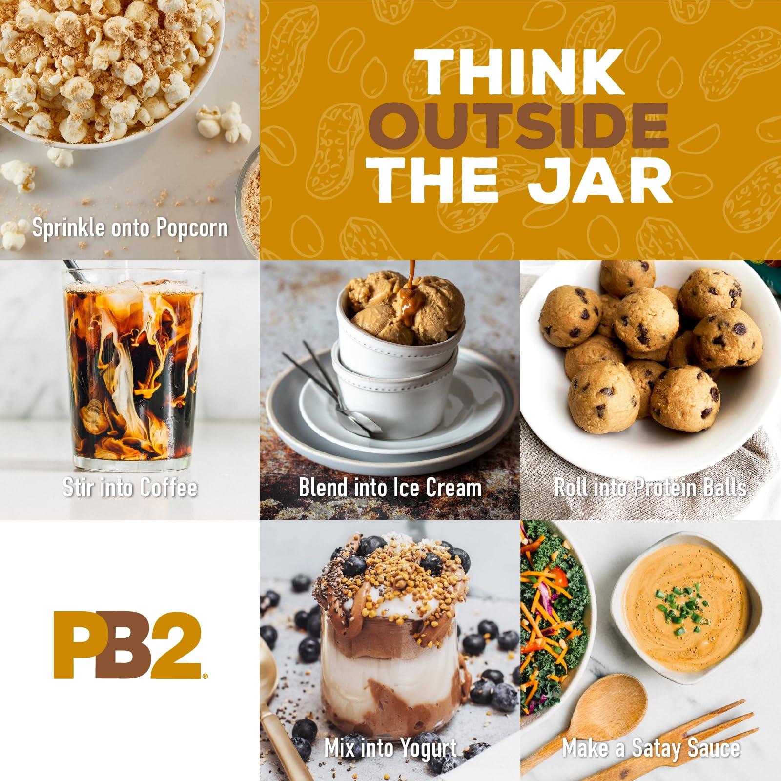 PB2 PB2 Powdered Peanut Butter Powder | Certified Gluten Free, Low-Carb, Keto Diet Friendly | Original Flavor with 6G of Protein, 90% Less Fat, 60 Calories Per Serving | Easy Mix for Healthy, Fit Diet