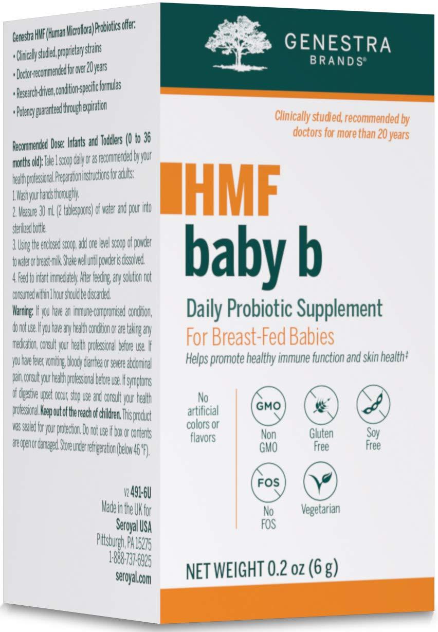 Genestra Brands Genestra Brands HMF Baby B | Probiotic Supplement for Breast Fed Babies | 0.2 Ounces