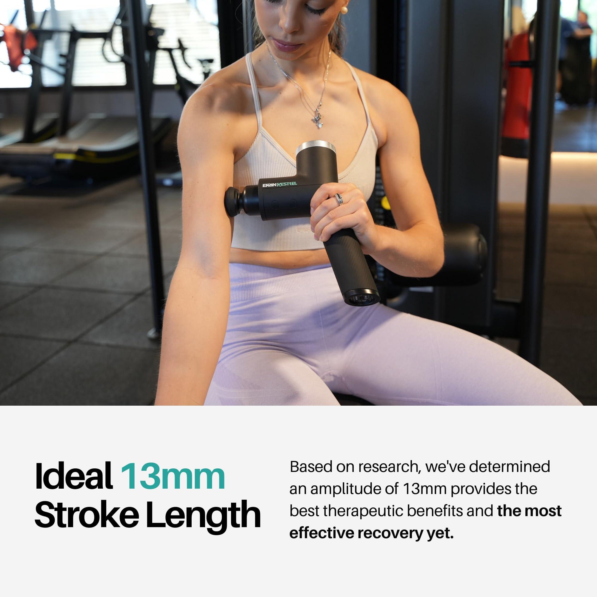 Ekrin Athletics Ekrin Athletics Kestrel Massage Gun: Enhanced Precision & Comfort for Superior Muscle Recovery & Wellness | Relieve Sore Muscles and Stiffness